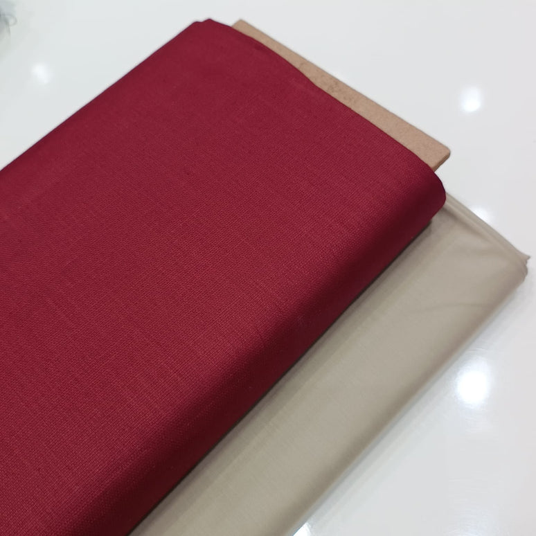 Premium Linen-Cotton Blend Fabric - Lightweight & Durable - Ideal for Tailoring, Upholstery, and Crafts